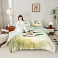 thumbnail image 4 of Manfei Country Mallard Queen Comforter Set,Rustic Farmhouse Cabin Bedding Sets,Flying Animal Bedding Comforter Set For Adults,Microfiber Bedroom Decor Reversible,3-Piece, 4 of 8