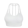 thumbnail image 7 of FANNYC Women's Longline Sports Bra Wirefree Padded Medium Support Yoga Crop Bras Tank Top Strappy Everyday Bras Camisole Running Active Gym Workout Fitness Bras With Removable Cups, 7 of 7