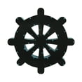 thumbnail image 3 of Zeckos Blue Light Up 24 inch Nautical Ship Wheel Wall Hanging with Remote, 3 of 3