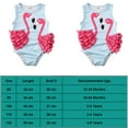 thumbnail image 6 of Toddler Girls One Piece Swimsuit Baby 3D Swan Bikini Swimming Bathing Suit Swimwear Little Kids Tankini Set Beach Wear, 6 of 6