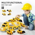 thumbnail image 5 of Veslier Construction Truck Toys for Boys Girls Age 1 2 3 4 5 6 Years Old，Carrier Transport Trucks for Kids 1-3 3-5 Year Old，Christmas Birthday Gift Toddler Toys., 5 of 7