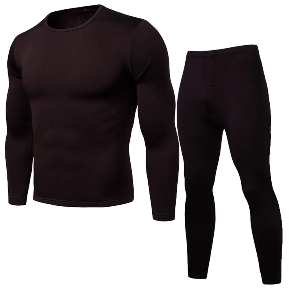 Cathery Mens Compression Winter Base Layer Thermal Shirt Pants Set