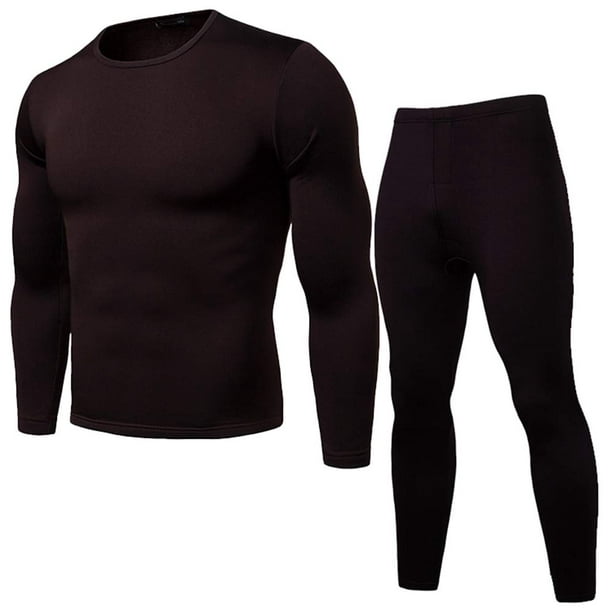 Cathery Mens Compression Winter Base Layer Thermal Shirt Pants Set ...