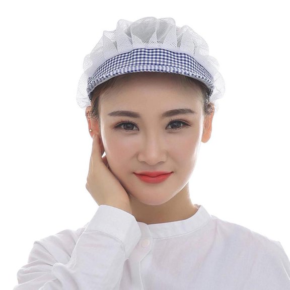 Mightlink Unisex Breathable Lightweight Elastic Mesh Cap Working Catering Cooking Chef Hat