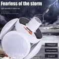 thumbnail image 2 of 2 in 1 Folding Solar Lamp,Solar USB Rechargeable Hooked Camping Light,Portable Tent Lamp with 5 Light Modes,Foldable LED Lantern with Hook,for Outdoor Fishing Hiking Emergency Power Outages, 2 of 4