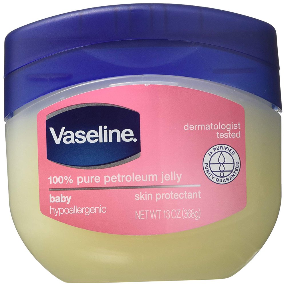 2 Pack Vaseline 100 Pure Petroleum Jelly, Baby 13 oz Each