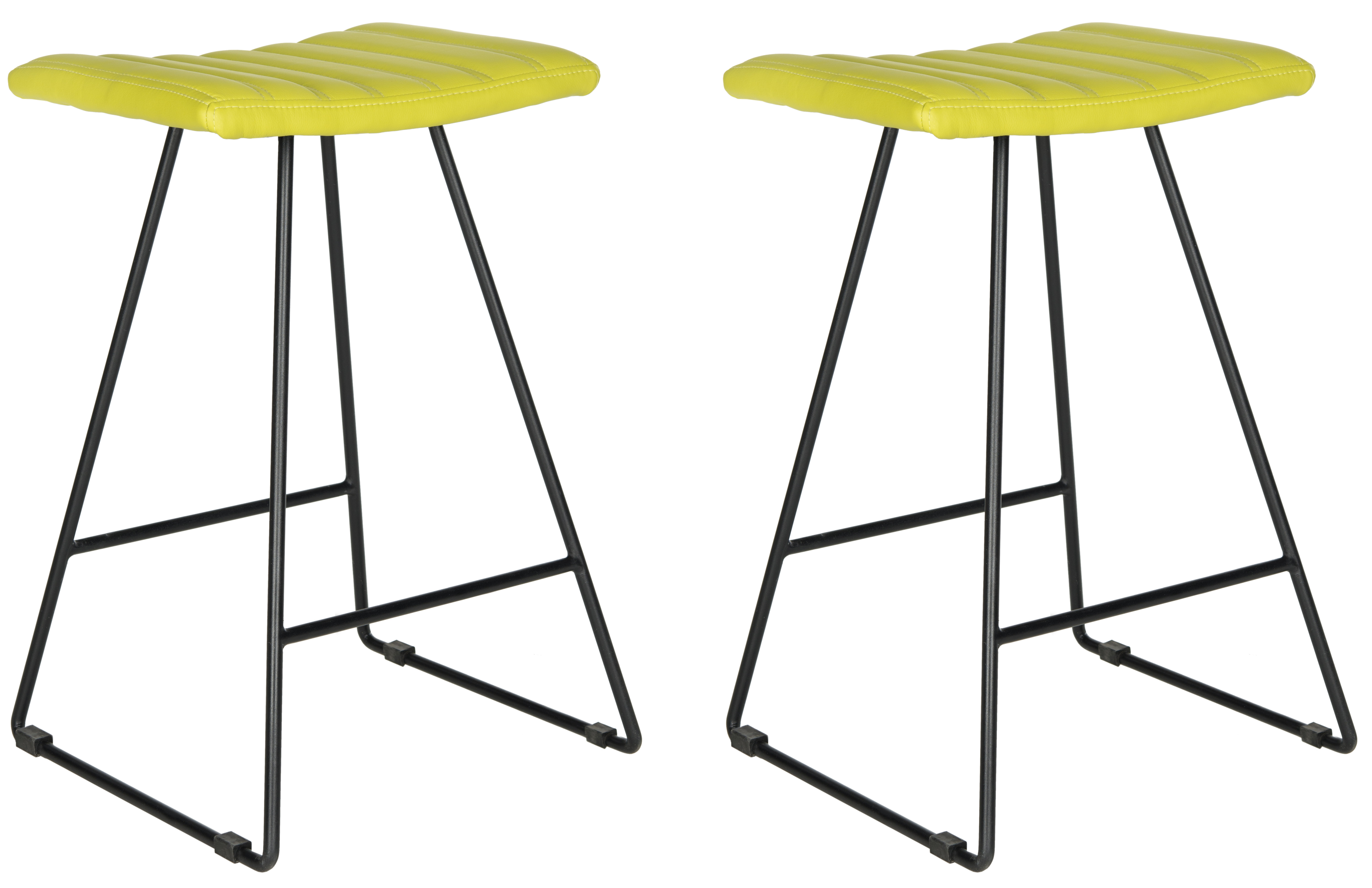 Safavieh Akito 26"H Mid-Century Counter Stool, Set of 2