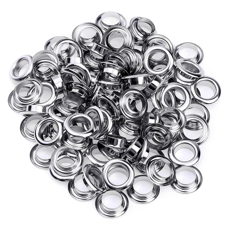 Zecic 50 Sets Grommet Tool Kits 20mm Grommet Eyelets with Setting Tool and Storage Box