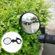 thumbnail image 4 of 2Pcs Motorcycle Mirrors Rotatable Rearview Mirrors Adjustable Bike Rearview Mirrors, 4 of 4