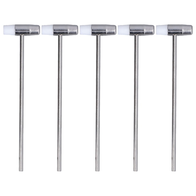 Martillo de doble cabeza, 5 piezas, martillo de doble cabeza, mazo de joyería de doble cara, martillo de joyería de doble cara, durabilidad mejorada