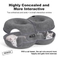 thumbnail image 7 of DOOKRON 8-Shaped Large Cat Tunnel Bed,  Peekaboo Cat  Cave, 7 of 7