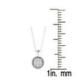 thumbnail image 3 of Sterling Silver with Natural White Diamond Solitaire Pendant, 3 of 3
