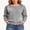 Gray, variant on SYMOID Womens Christmas Sweater Snowflake Fair Isle Crewneck Long Sleeve Knit Pullover Holiday Party Winter Red,Size L
