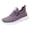 Purple, variant on Vedolay Wide Sneakers for Women Slip On Sneakers for Womens Leather Comfort Memory Foam Dress Shoes,Pink 7.5