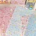 thumbnail image 1 of Hello Kitty Kawaii My Melody Cinnamoroll papel de envolver Regalo de Cumpleaños de vacaciones, Anime Sanrioed Girl Heart Table Mat Background, 1 of 4