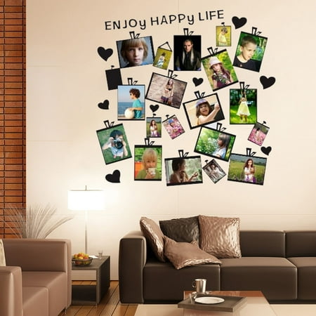 24+ Living Room Family Picture Frame Wall Ideas Gif