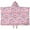 Pink Fairy Princess, variant on Pink Fairy Rainbow Pattern Hooded Bath Towel,50"x30" for Ages 3 To 12 Kids, Quick Dry Lightweight Soft Microfiber Hood Beach Towel Cover Up for Kids