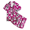 thumbnail image 5 of 8-9 Years Tween Short Sleeved And Shorts Set Halloween Parties Bluey Halloween Costume Pumpkin Pjs, 5 of 5