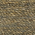 thumbnail image 6 of Northlight Set of 3 Dark Brown Round Seagrass Storage Baskets with Braided Handles 13.5", 6 of 6