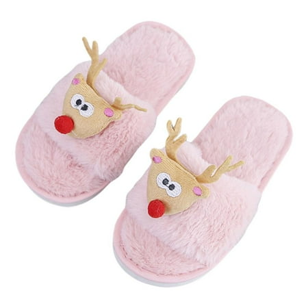 

Women s Fuzzy Fluffy Furry Fur Slippers Flip Flop Open Toe Cozy Christmas House Sandals Slides Soft Flat Comfy Anti-Slip Spa Indoor Outdoor Slip on