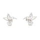 thumbnail image 1 of Aretes de plata .925 BELLAPLATA MF broquel Colibries de plata reflejante, 1 of 4