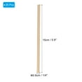 thumbnail image 2 of Unique Bargains 1/4 x 6 Inch Dowel Rods Wood Sticks Unfinished Wooden Dowel Rods Round Dowels Sticks 25 Pcs, 2 of 6