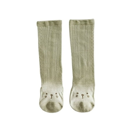 

Soft Animal Thin Cute Baby Socks Cotton Socks Non-Slip Knee High GREEN