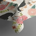 thumbnail image 3 of Dachshund and Flower Rectangle Tablecloth 60"x84",Waterproof Polyester Rectangle Table Cloth, Wipeable Spillproof Polyester Tablecloth for Dining, Camping, Indoor and Outdoor, 3 of 5