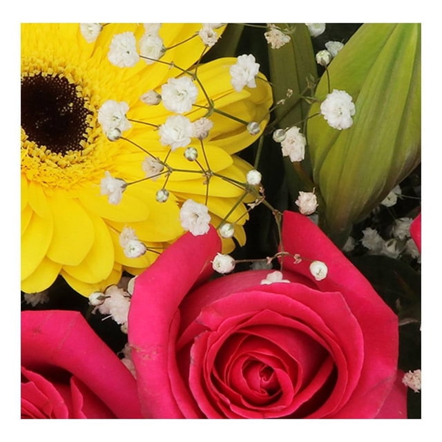 Bouquet de rosas mixto grande