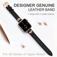 thumbnail image 2 of Correa de reloj JR.DM de piel fina y elegante para Apple de 38 a 49 mm, 2 of 7