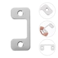 thumbnail image 4 of Door Strike Plate Filler Silver For Home Use Anti Intrusion 1Set 2.2X1In, 4 of 7