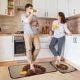 thumbnail image 6 of SKYSONIC Thanksgiving Turkey 2 Pieces Kitchen Rug Cushioned Anti-Fatigue Kitchen Rugs Set for Home Office Laundry,19.7" x 27.6"+19.7" x 47.2", 6 of 7
