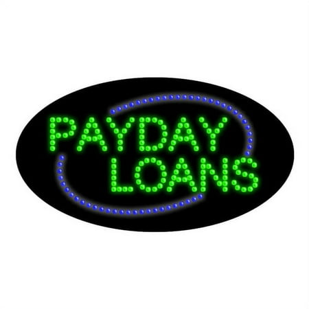Payday Loans-LED Dots Sign Made in USA