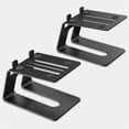 thumbnail image 5 of Desktop Speaker Stands, 1 Pair, Studio Monitor Riser with Vibration Dampening Pad and 5° Tilt Design, 5 of 5