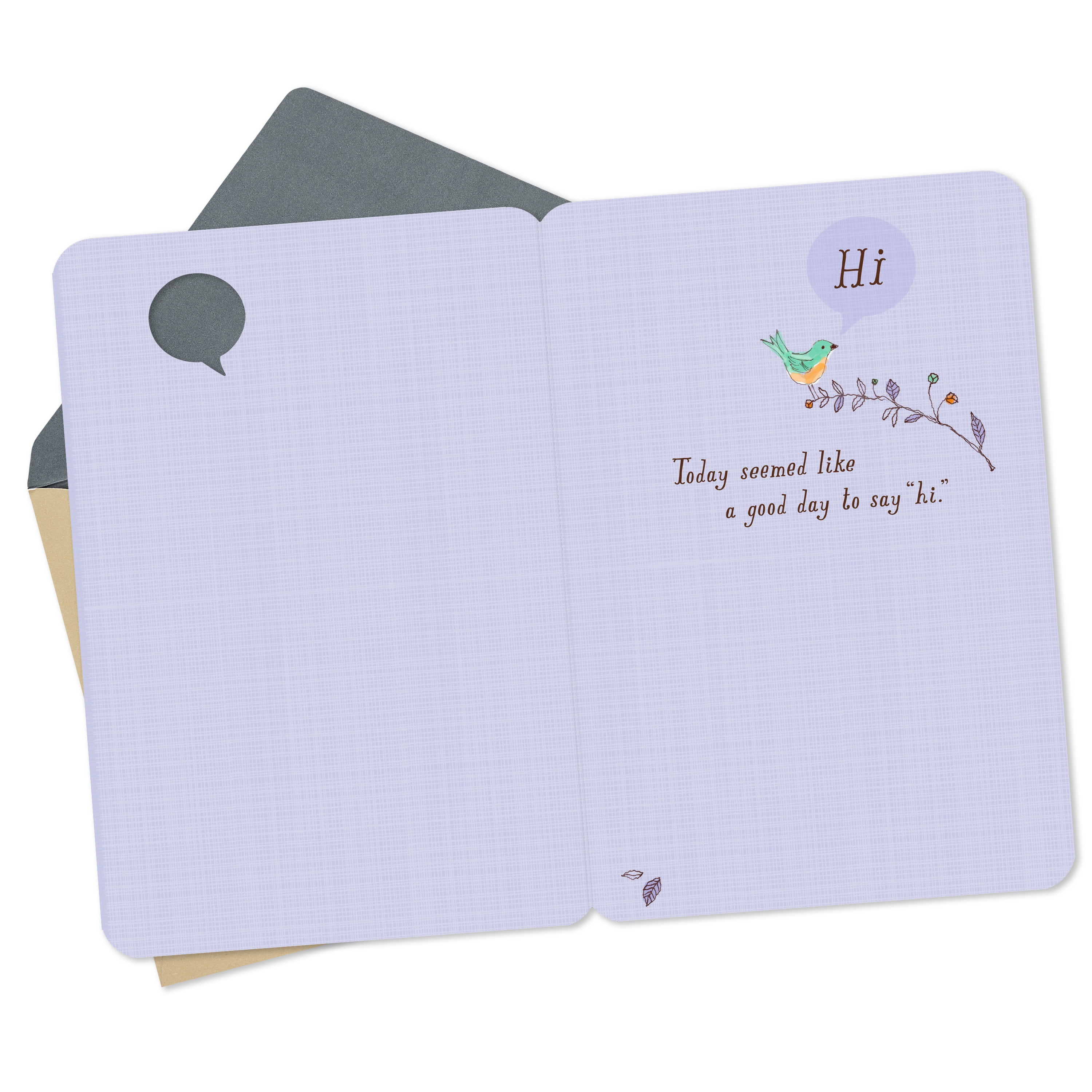 Hallmark Just Because Thinking of You Card (Saying Hi)