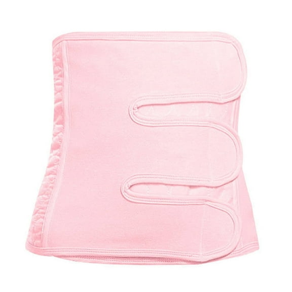 KAXIN Elastic Postpartum Girdle/Postoperative Abdominal Binder Belt, Injuries support, Belly Wrap Brace–Trimming Waist Pink