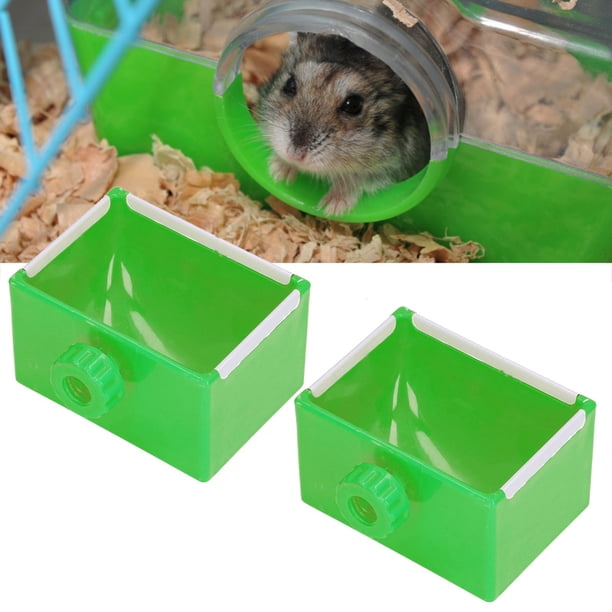 Cuenco de comida para hámster 2 uds Soportes para cuencos de alimentación de mascotas para ser fijos cuenco de alimentación para animales pequeños cuenco para beber para ANGGREK Otros