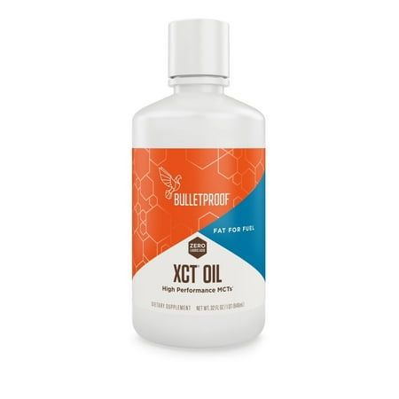 Bulletproof XCT Oil - 16 oz - The Ultimate Burst of Energy from Healthy Fats for coffee, tea, smoothies, salads, cooking, and