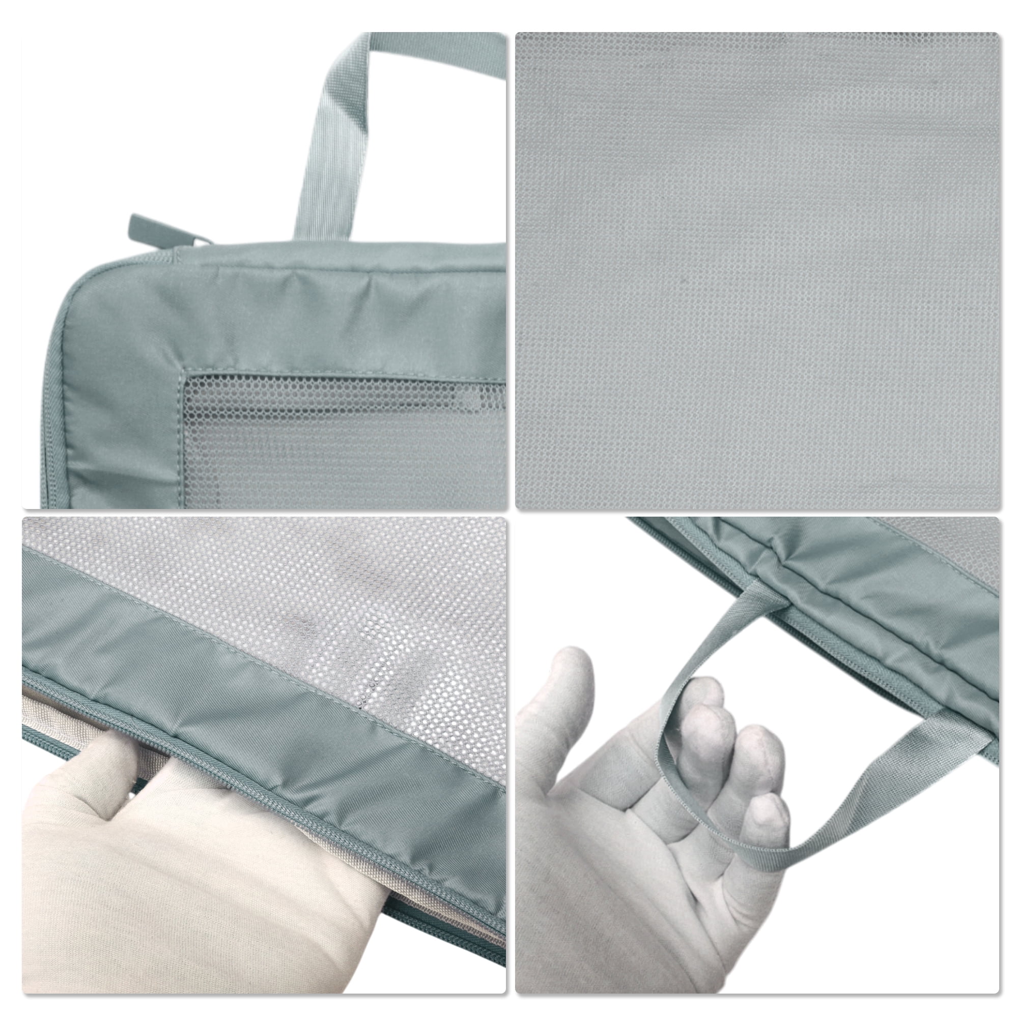 Unique Bargains Durable Packing Cube 1 Piece Travel Organizer Gray 10.63"x4.72"x8.66"