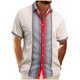 thumbnail image 1 of Eres Más Que una Camisa de Puntuación de Prueba de Color Sólido Casual con Cuello, Bolsillo con Botones de Manga Corta, 1 of 9
