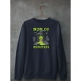 thumbnail image 3 of Mom Of Monsters. Funny Quote. Sweatshirt Women -Image by Shutterstock, Female XX-Large, 3 of 4