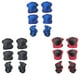 thumbnail image 5 of Equipo de protección para niños Soidarity 6 unids/set muñeca codo rodilleras para patinaje ciclismo Ropa Deportiva Zapatos Azul, 5 of 6