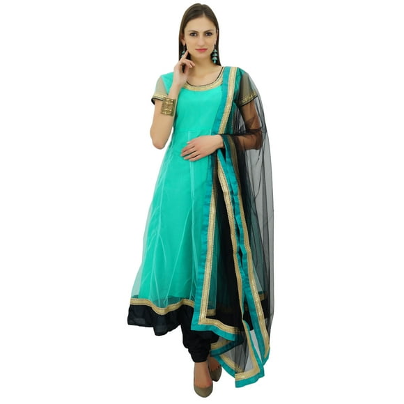 Atasi Women Anarkali Salwaar Suit With Dupatta Custom Clothing - Sizes Available