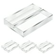 thumbnail image 6 of OUNONA 4 Pcs Clear Acrylic Base Stand for Table Numbers Sturdy Wedding Sign Holder Adjustable  Acrylic Sign Display Stand Memo Holder Stand Base, 6 of 8