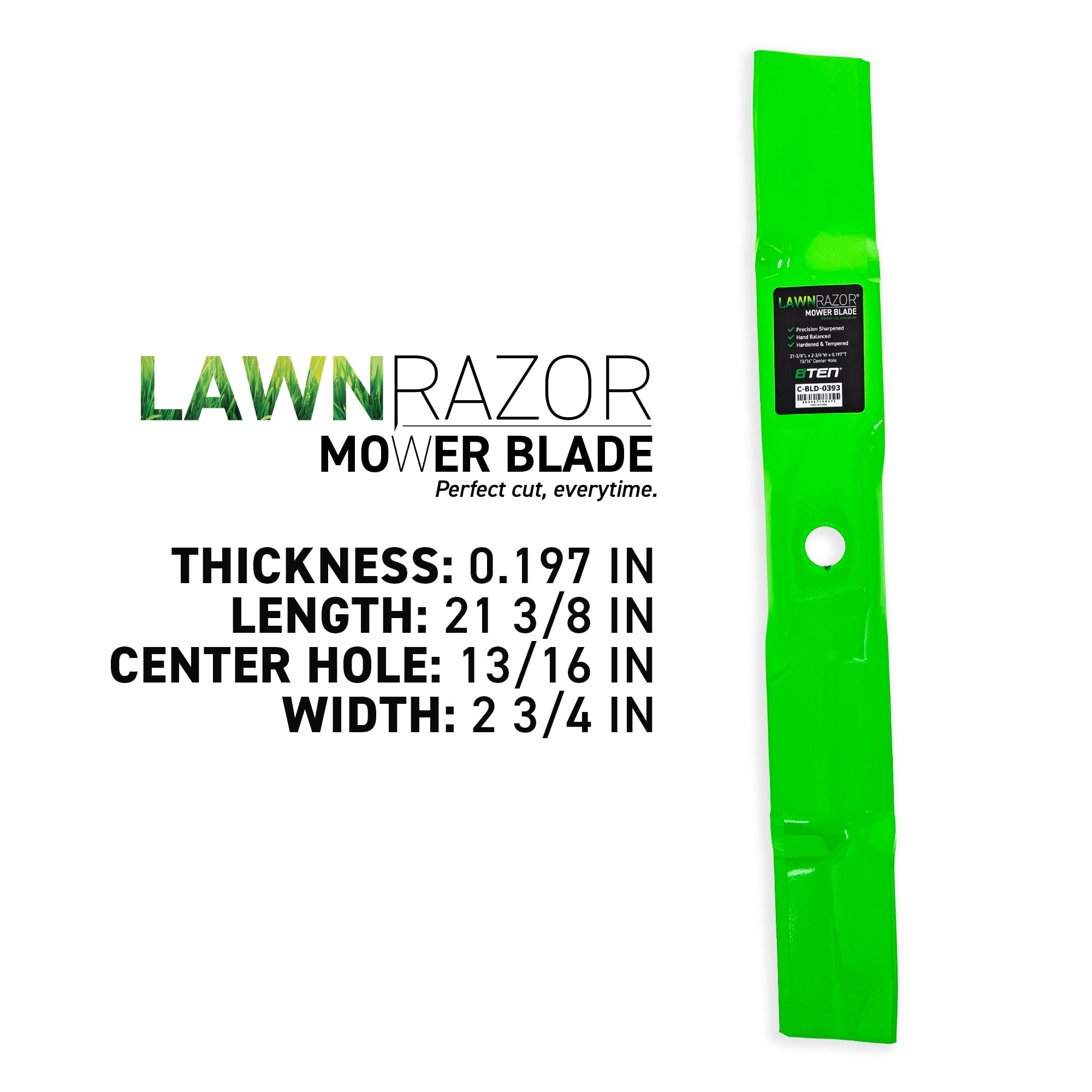 LawnRAZOR Blade for John Deere Z335E X350 42 inch Deck M170642 Mulching 2 Pack 810 CBL2515D Walmart