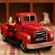 thumbnail image 5 of Vintage metal clásico camioneta pickup roja Navidad decoración de la oficina en casa Meterk Camioneta rústica, 5 of 7