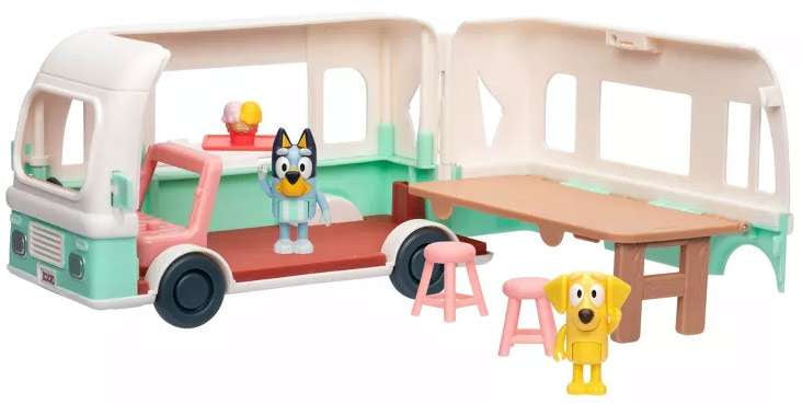 Bluey's Ice Cream Truck Transforming Playset