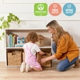thumbnail image 4 of ECR4Kids Streamline 2-Shelf Single-Sided Storage Cabinet, 30in, Classroom Furniture, White Wash, 4 of 9