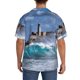 thumbnail image 3 of Fotbe Lighthouse in Havana Camisa Estampada de Manga Corta para Hombre, Casual de Verano, Estilo Playero, Sin Arrugas-X-Large, 3 of 5