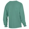 thumbnail image 3 of Men's ComfortWash Green JU Dolphins Garment Dyed Long Sleeve T-Shirt, 3 of 3